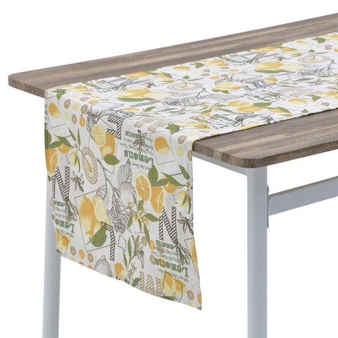 Poza Traversa de masa Lemon, InArt, 40x180 cm, bumbac