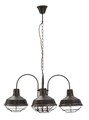 Lustra Bronks, Mauro Ferretti, 4 x E27, 20W, 80x80x40 cm, fier