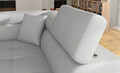 Coltar extensibil dreapta 4 locuri, ELTAP, Anton, 272x203x85 cm, lemn/poliester, gri deschis/gri inchis