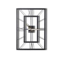 Ceas de perete, November XL, Metal, Dimensiune: 70 x 49 cm, Negru