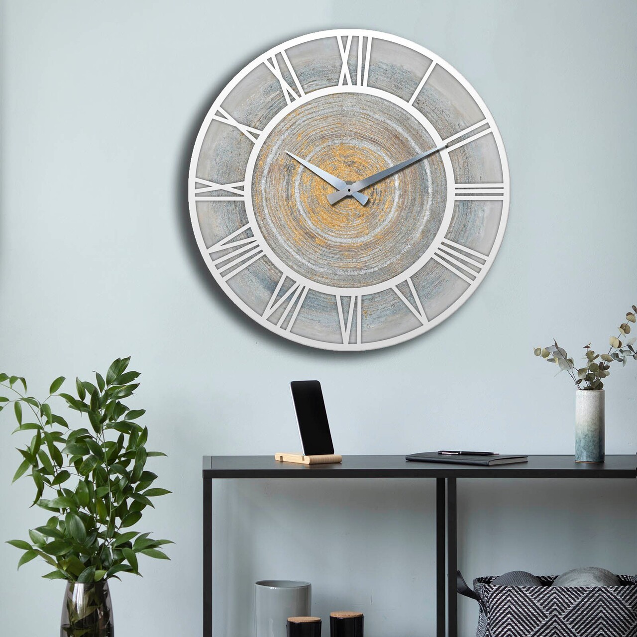 Ceas de perete 5050softms019 ø50 cm Multicolor