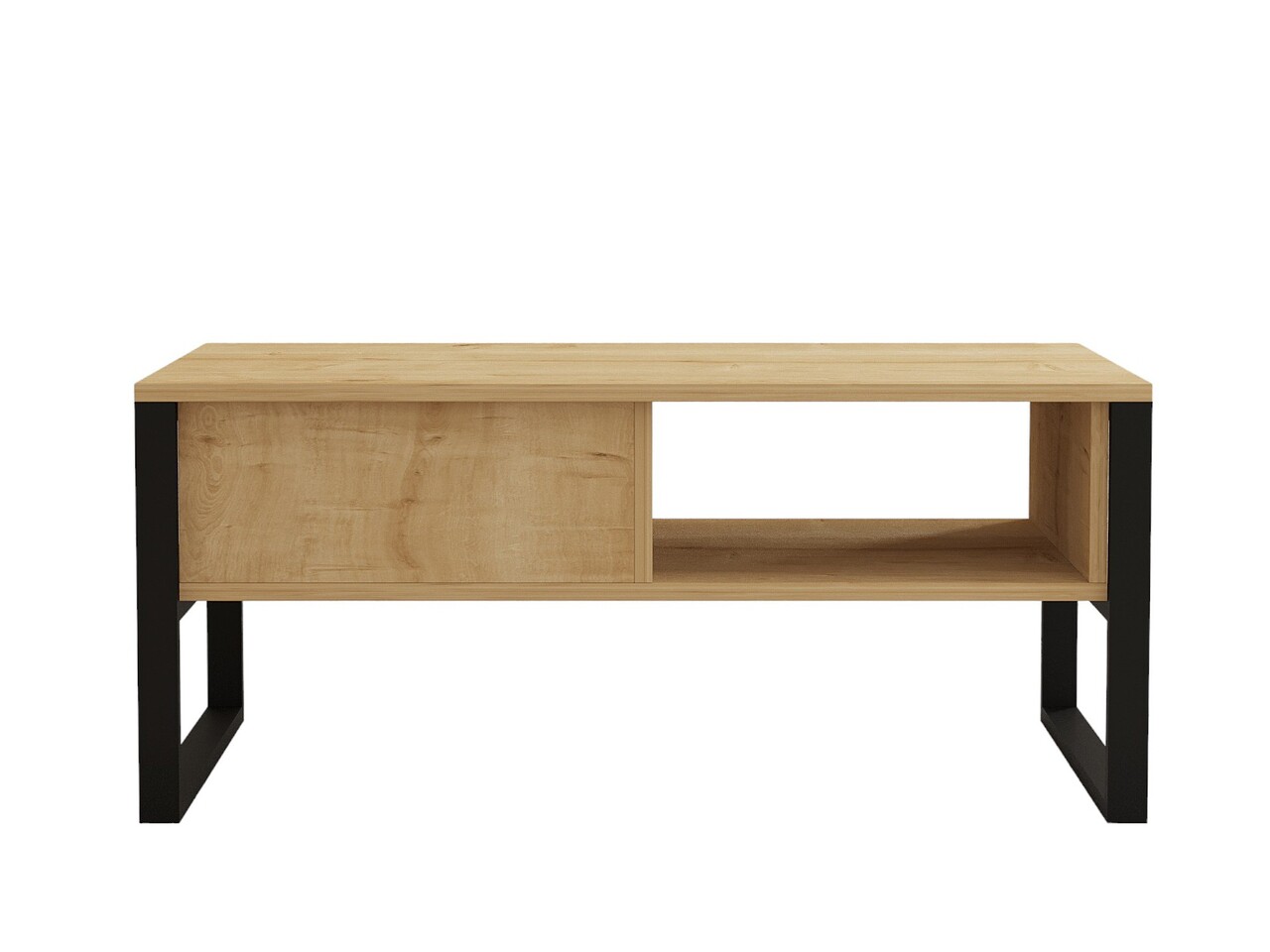 Masuta de cafea, Hanah Home, Devon Orta- Sapphire Oak, 100x60x44 cm, Maro - view 5
