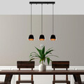Lustra, Fulgor, 942FLG1480, Metal, Negru