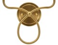 Aplica de perete Zagreb, Mauro Ferretti, 2 x E14, 20W, 35.5x17x43 cm, fier, auriu/alb