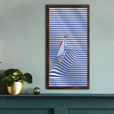 Tablou decorativ, Ahsalct-013, Cadru: 100% PVC (Grosime: 2 cm), Multicolor