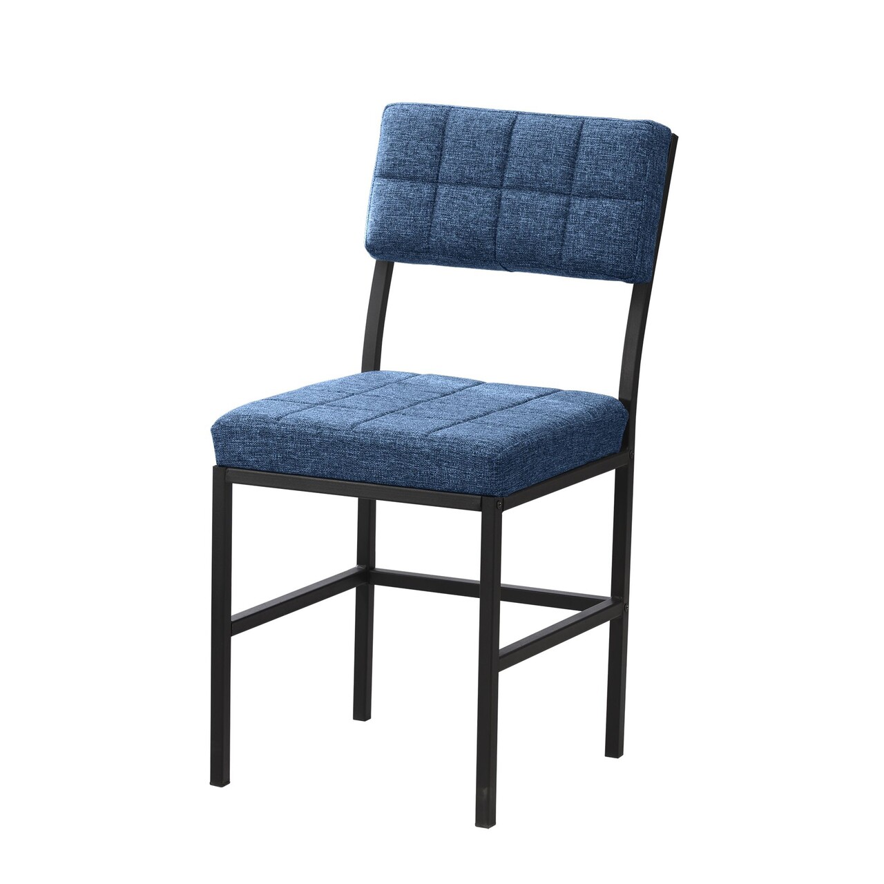 Scaun, Hanah Home, Dubai, 40x82x40 cm, Albastru navy - view 7