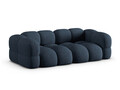 Canapea 4 locuri, Loretto, Cosmopolitan Design, 250x100x68 cm, tesatura structurata, albastru inchis