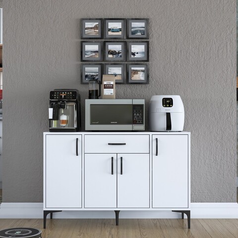 Dulap multifunctional, Rani, JE136, Alb