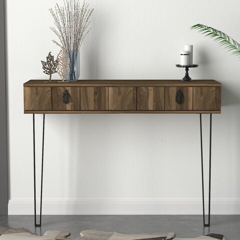 Consola Lost, Tera Home, 120x36x90 cm, maro 120x36x90