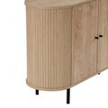 Consola, Nordure, Noble, 180x80x40 cm, Maro