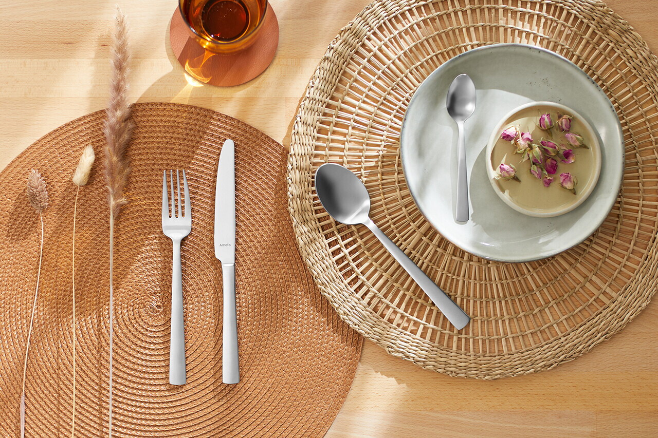 Set tacamuri 24 piese Amefa, Ventura, inox 18/10, argintiu — imaginea 9