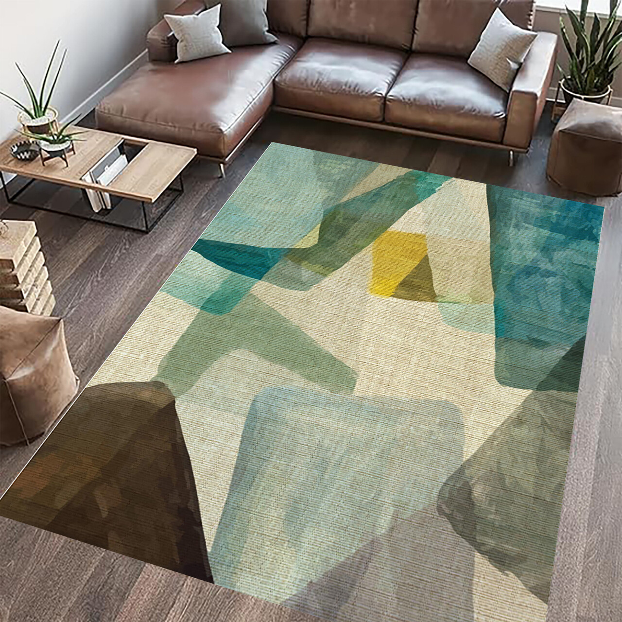 Covor cu print, Forest, Heinner, 200x300 cm, poliester, multicolor