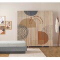Dulap pentru haine, Vella, Loni 4 -975, 180x192x52 cm, PAL, Sonomo