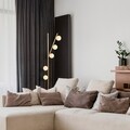 Lampadar, Domino - 11042, Fulgor, 31 x 52 x 167 cm, 5 x G9, 10W, auriu