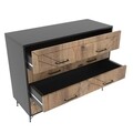 Dulap Comfort, Kalune Design, 100x40x80 cm, maro