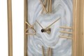 Ceas de masa Pearl Gold, Mauro Ferretti, 20x30 cm, fier, auriu