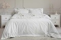 Lenjerie de pat dubla, L'essentiel Maison, Cosmos, Aproape alb
