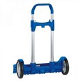 Troler pentru rucsac, Safta, Universal, 40 x 28 x 85 cm, aluminiu/polipropilena, albastru