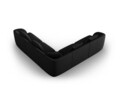 Coltar reversibil 5 locuri, Tulum, Cosmopolitan Design, 255x255x70 cm, tesatura chenille, negru