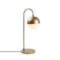 Lampa de masa, Horn - 12202, Fulgor, 18 x 25 x 53 cm, 1 x E14, 40W, auriu
