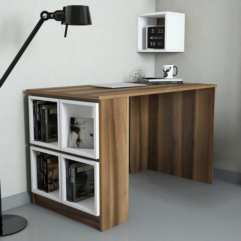 Birou, hommy craft, box, 120x75x65 cm, nuc / alb