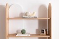 Corp biblioteca, Arnetti, Mindy, 90x30x180 cm, PAL, Safir / Alb