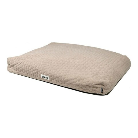 Pat pentru caini sweet wide, gloria, 100 x 70 cm, poliester, maro