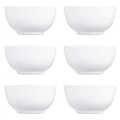 Set 6 boluri, Luminarc, Simple, Ø 14.5 cm, sticla, alb
