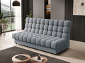 Canapea extensibila 3 locuri ELTAP, Clareta, 197x95x96 cm, lemn/poliester, gri deschis
