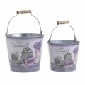 Set 2 galeti Lavender, InArt, metal, multicolor