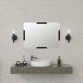 Oglinda decorativa, Neostill, Code Mirror, MDF , Negru