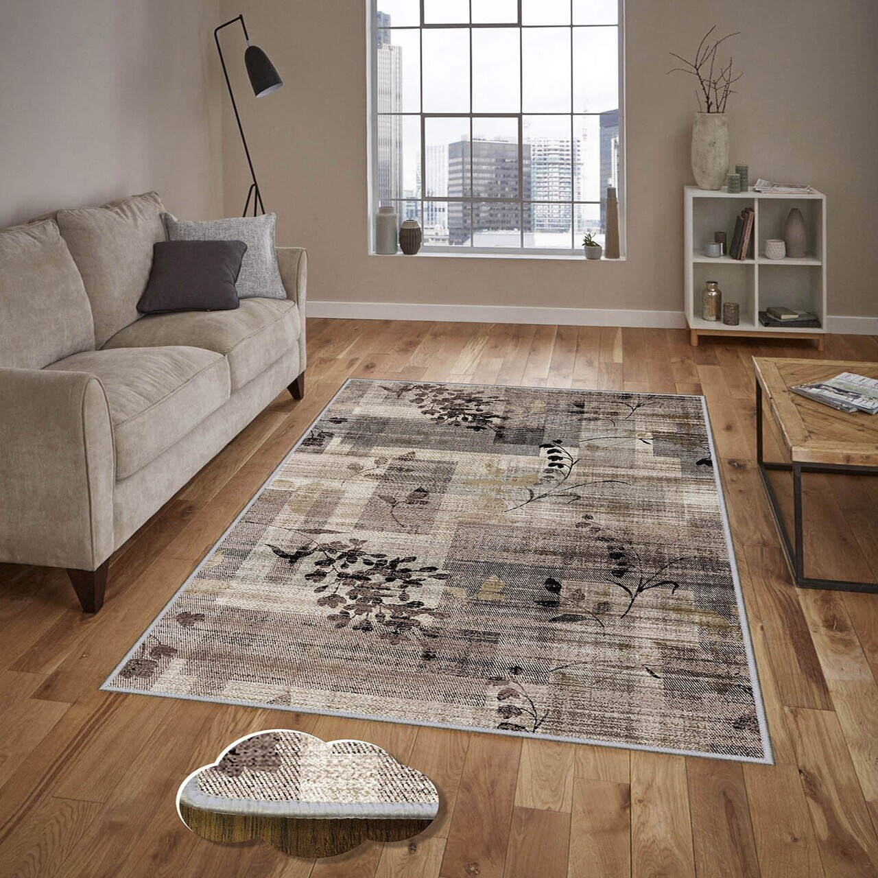 Covor Eexfab710 140x220 cm Poliester Multicolor