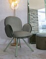 Set 2 scaune Stockholm -B, Mauro Ferretti, 64x68x83 cm, fier/poliester, verde