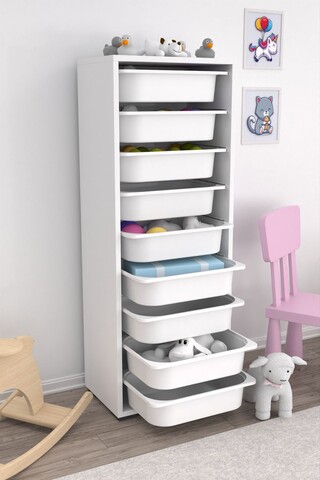 Dulap multifunctional, Estella, Zola 9N, Alb