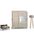 Dulap pentru haine, Comforty, Pasific Home Fuga, 180x216x60 cm, Stejar