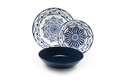 Serviciu de masa 18 piese Boheme Blue, Excelsa, portelan, albastru