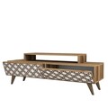 Comoda TV, Hommy Craft, City, 140x48.8x41.8 cm, Nuc/Alb