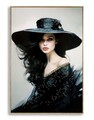 Tablou decorativ Dori -A, Mauro Ferretti, 62x92 cm, lemn de pin/canvas pictat si lacuit, multicolor