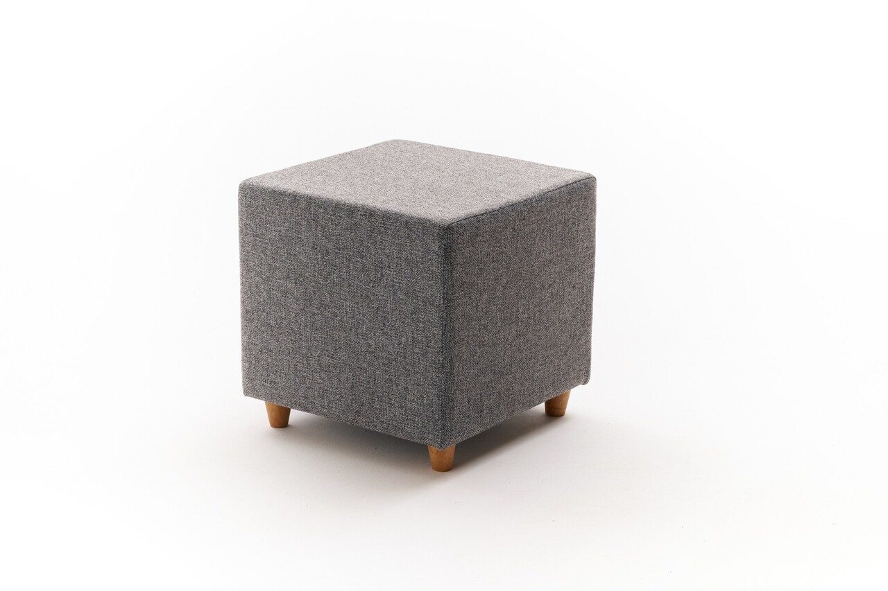 Taburet, Atelier del Sofa, 825BLC5163, Lemn, Antracit - view 4