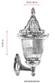 Lampa de exterior, Avonni, 685AVN1242, Plastic ABS, Maro