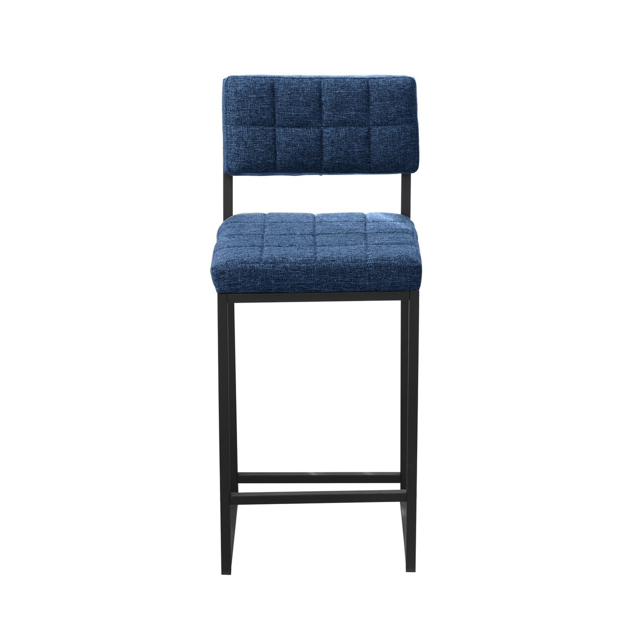 Scaun de bar, Hanah Home, Retro, 40x98x40 cm, Albastru navy - imagine 7