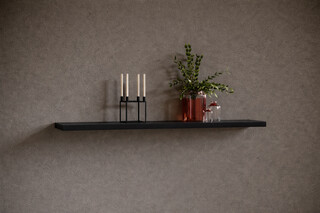 120x26 cm, Negru mat