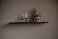 Raft de perete ADRK, Andrea, 120x26 cm, MDF/PAL laminat, negru mat