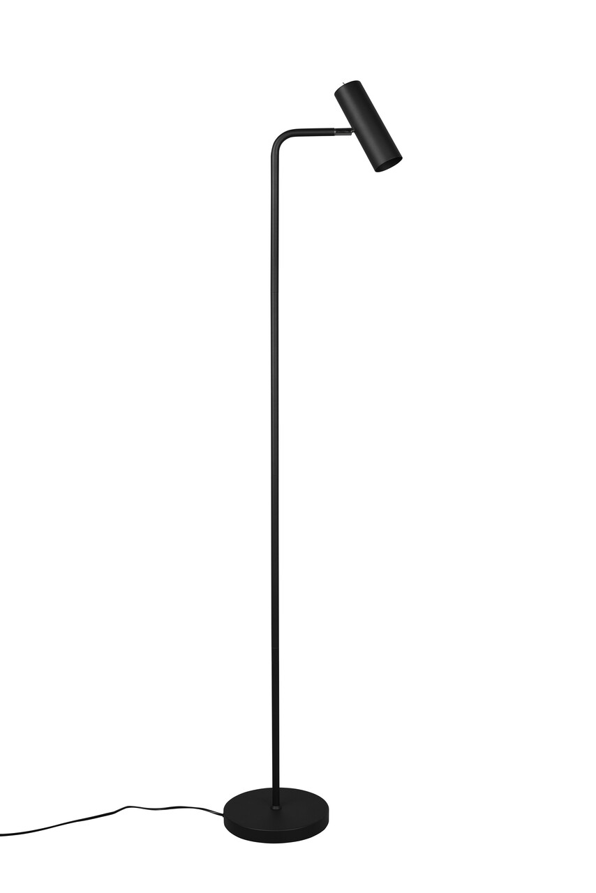 Lampadar Marley, TRIO, 23x39x151 cm, 5W, 1x GU10, metal, negru mat