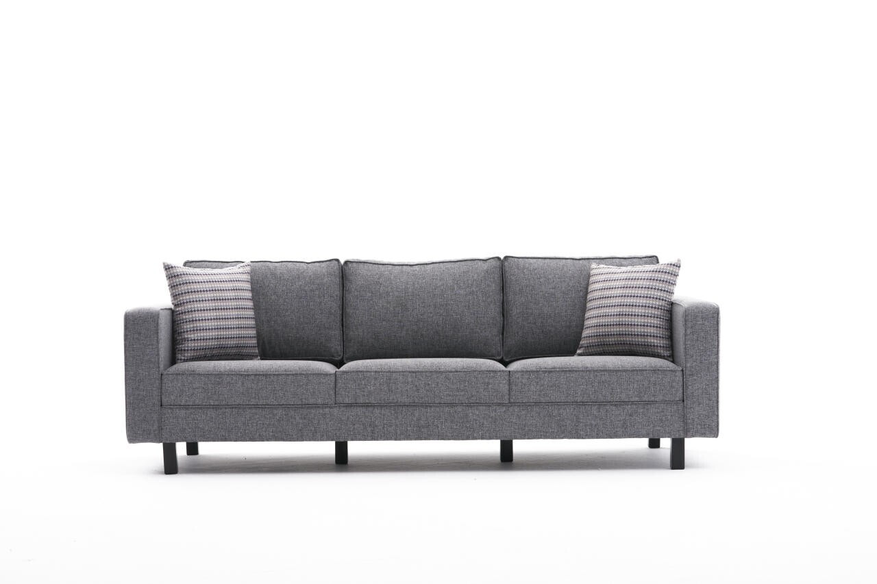Canapea 3 locuri, Atelier del Sofa, 613LFS1184, Gri — imaginea 5