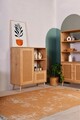 Dulap multifunctional, Wolina, Jüt Multi, 40x90x110 cm, Lemn, Stejar