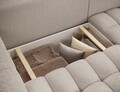 Coltar extensibil dreapta 4 locuri ELTAP, Bon-226, Bonett, 250x175x92 cm, lemn/poliester, bej inchis
