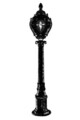 Lampadar de exterior, Avonni, 685AVN1333, Plastic ABS, Maro