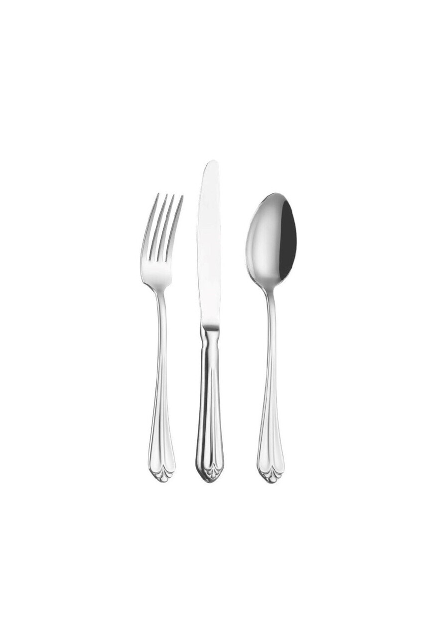 Set tacamuri, Hermia, 311MBL1710, Inox, Furculiță de desert: 17,2 x 3 cm (6 bucăți), Argintiu - view 2