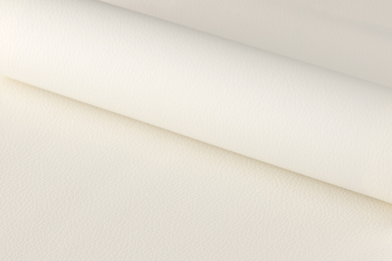 Scaun Dima, Actona, 48.5x55x85 cm, piele ecologica/lemn de cauciuc, alb zapada - view 3